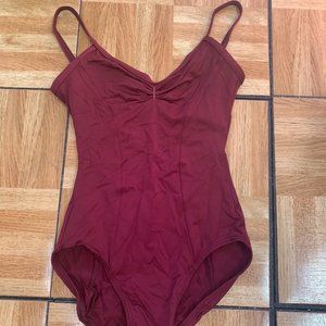 Motionwear Burgundy Princess Seam Camisole Adult Leotard